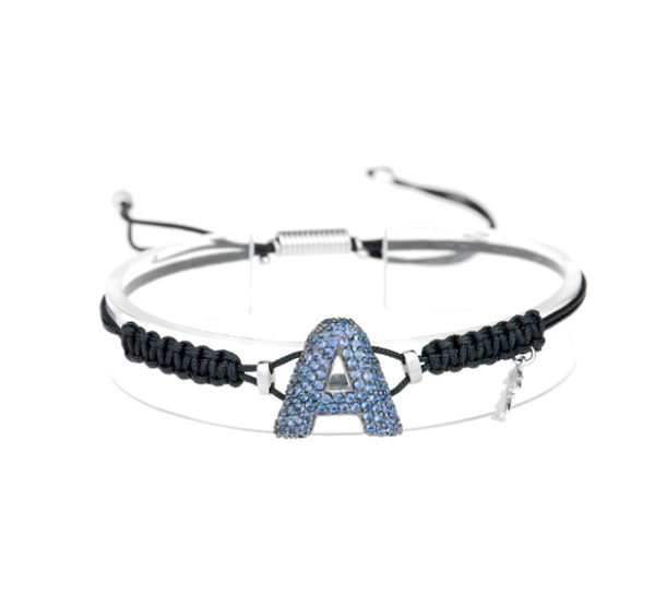 leletterine bracciale a blu