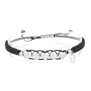 bracciali cuori argento