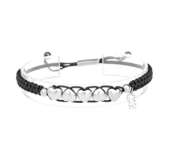 bracciali cuori argento