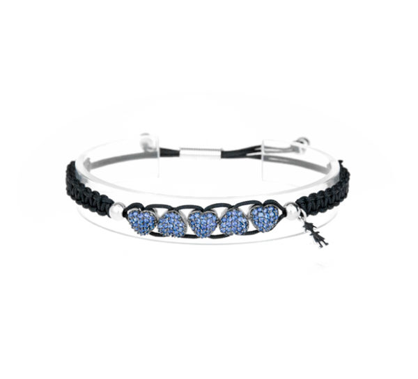 bracciali cuori blu