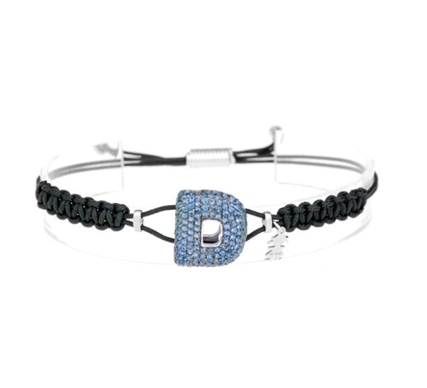 leletterine bracciale d blu