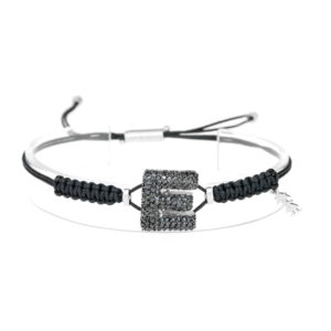 leletterine bracciale e nera