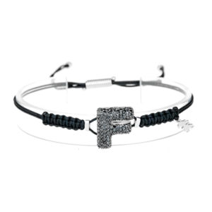 leletterine bracciale f nera