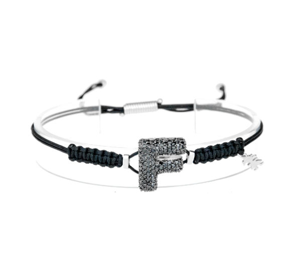 leletterine bracciale f nera