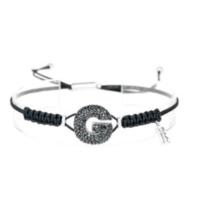 leletterine bracciale g nero