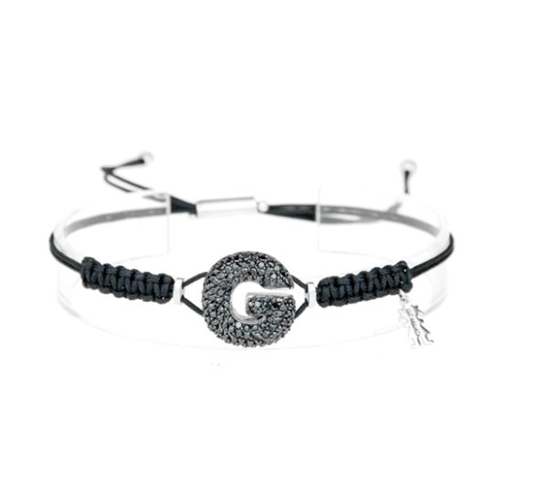 leletterine bracciale g nero