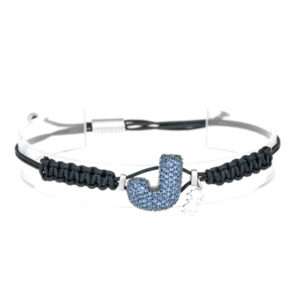 leletterine bracciale j blu