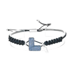 leletterine bracciale l blu