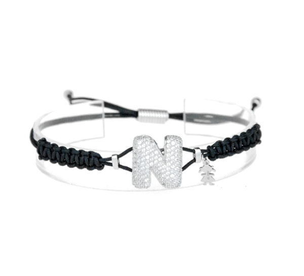 leletterine bracciale n bianca