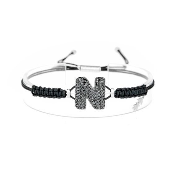 leletterine bracciale n nera