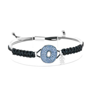 leletterine bracciale o blu