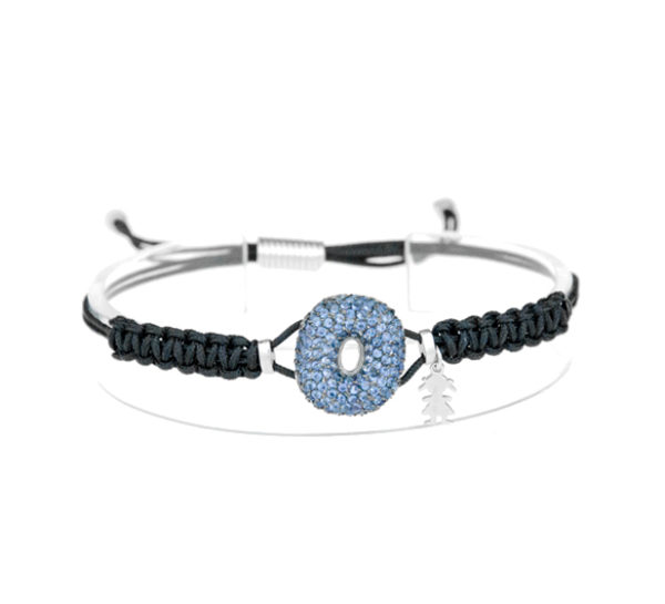 leletterine bracciale o blu