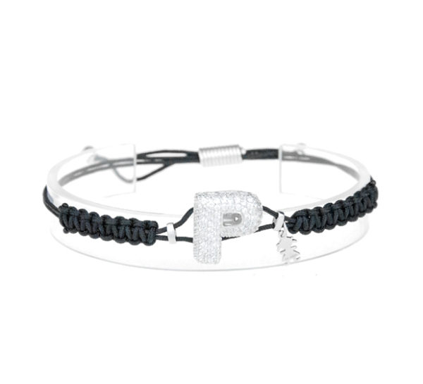 leletterine bracciale p bianca