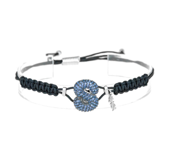 leletterine bracciale s blu