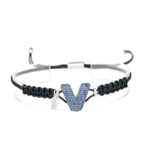 leletterine bracciale v blu