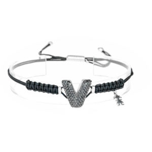 leletterine bracciale v nera