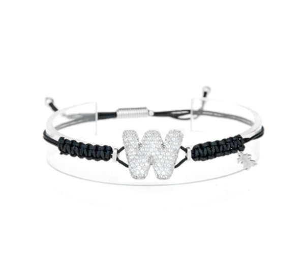 leletterine bracciale w bianca