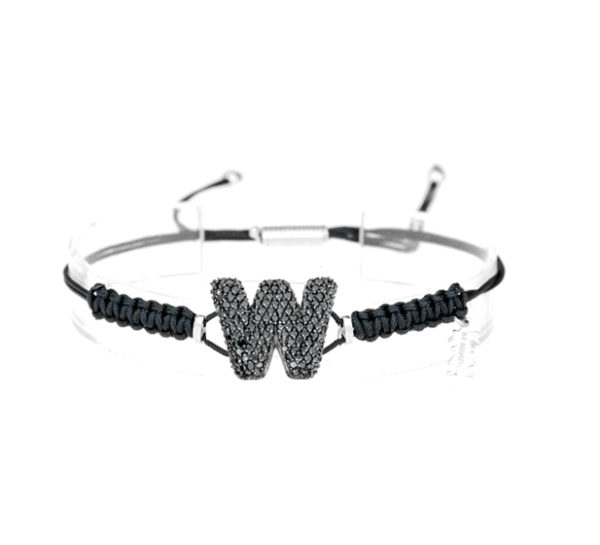 leletterine bracciale w nera