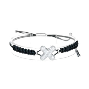 leletterine bracciale x bianca