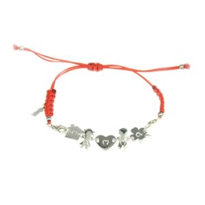 bracciale mamma rosso