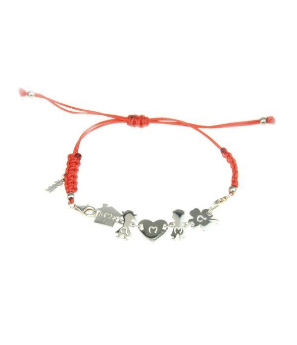 bracciale mamma rosso