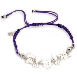 bracciale mamma viola