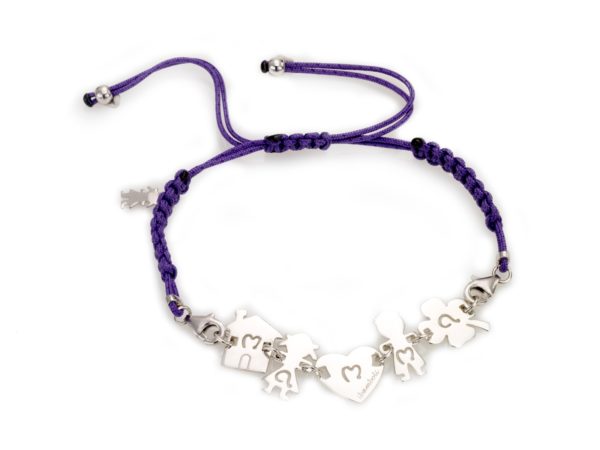 bracciale mamma viola