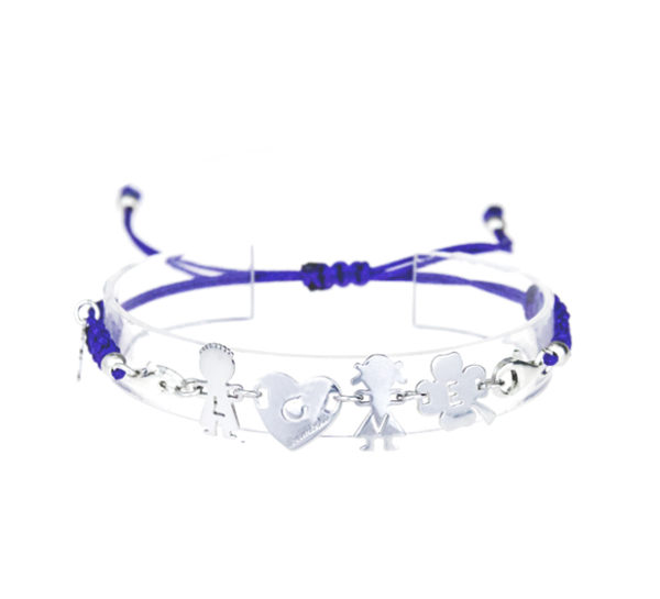 bracciale love viola