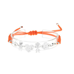 bracciale love arancione