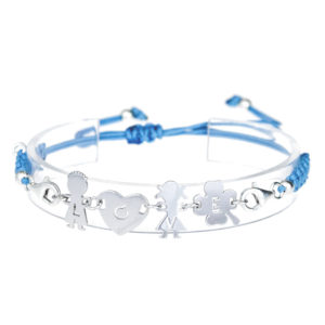 bracciale love azzurro