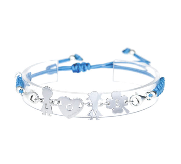 bracciale love azzurro