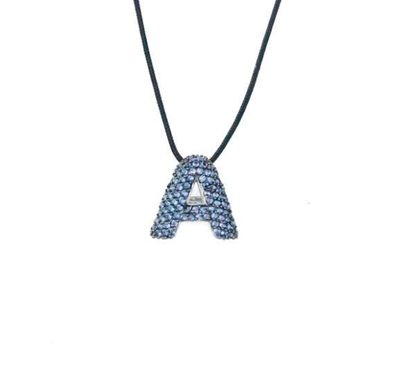 leletterine collana a blu