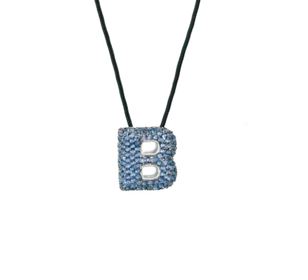 leletterine collana b blu