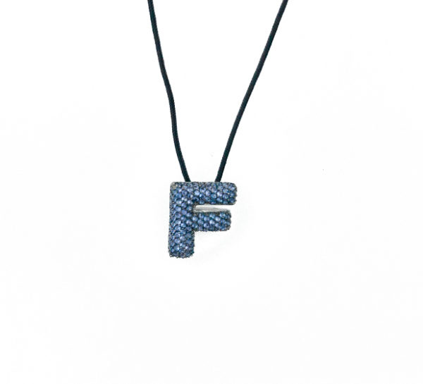 leletterine collana f blu