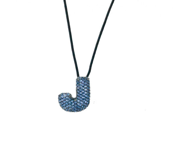 leletterine collana j blu