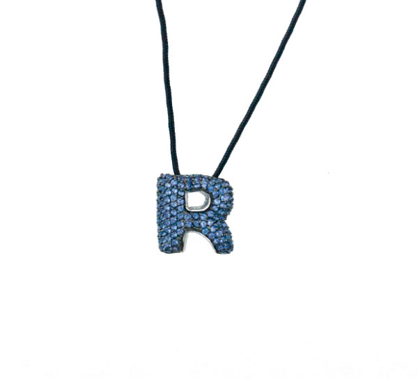 leletterine collana r blu