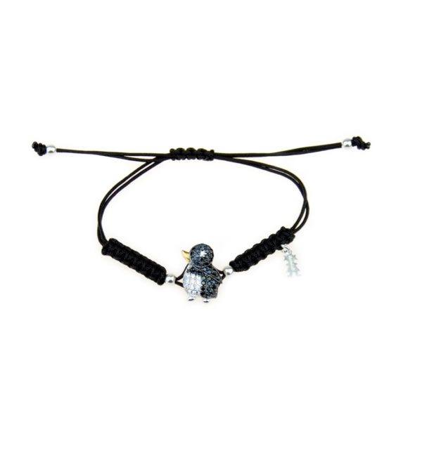 lozoodeibamboli bracciale 1 soggetto pinguino