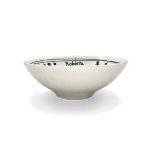 Set 4 coppette personalizzabile in porcellana